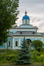 The Orthodox monastery of Vvedenskaya Optina Pustyn in the Kaluga region of Russia. Royalty Free Stock Photo
